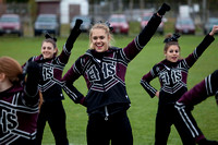 East High Cheerleaders at JC 10-17-09